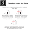 Forza Foot Pockets with Assembly Clips