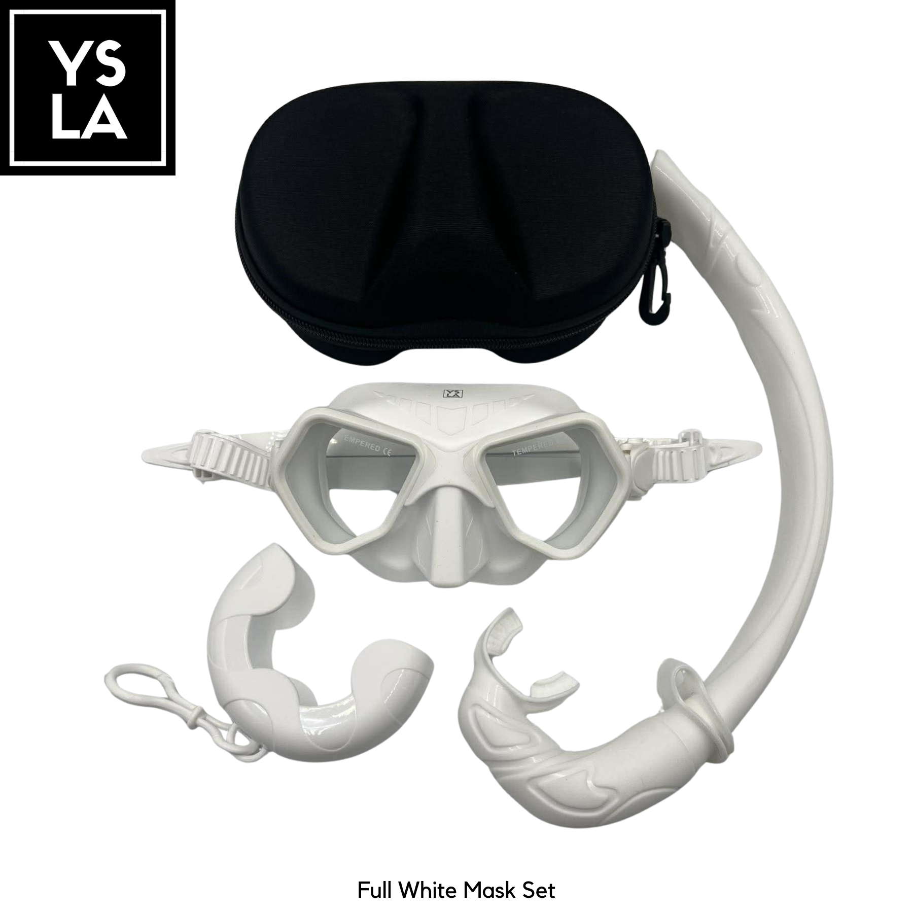 Wolf 65cc Ultra Low Volume Mask Tempered Glass Freedive Mask Set