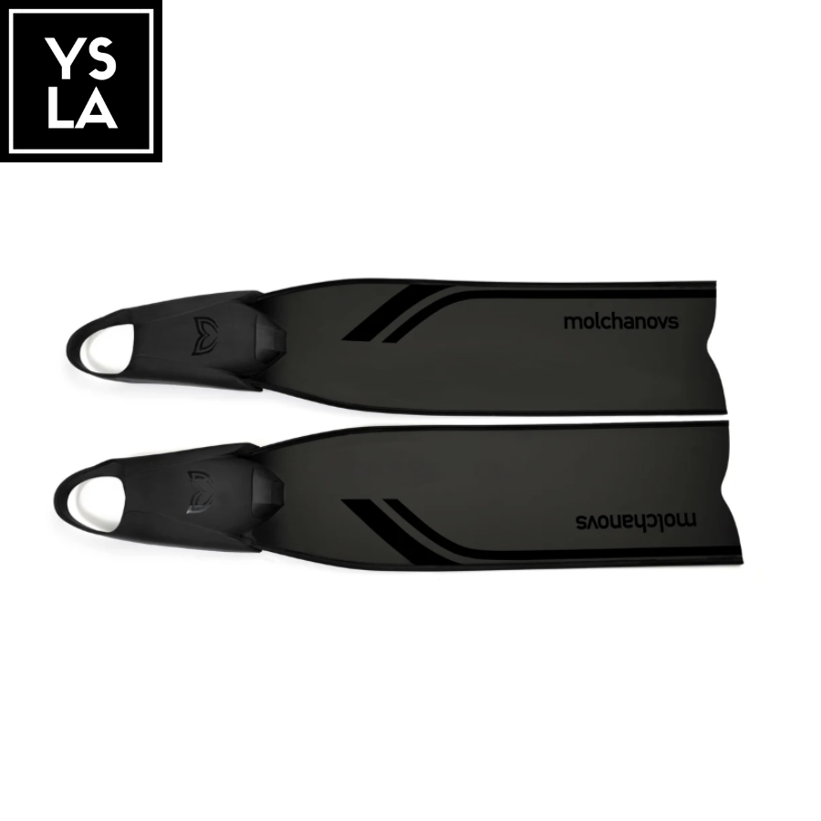 Molchanovs Sports Bifins 3 Fiberglass long Fins with Foot Pocket