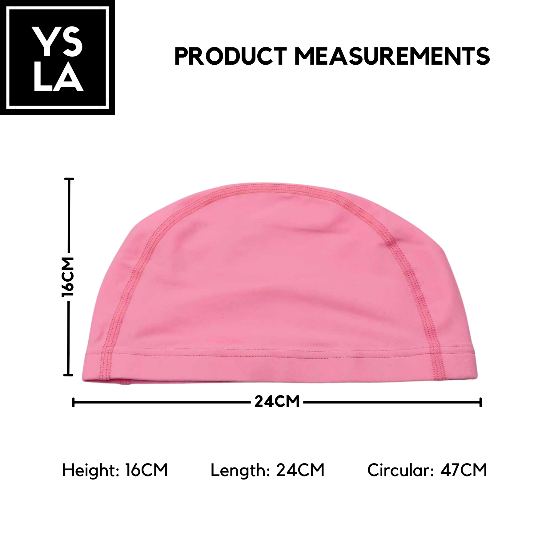 Skyler Fabric Polyester Swimming Cap for Kids