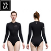Kaila Dive and Sail 2mm One-piece Front Zipper Thermal Bikini Wetsuit