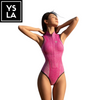 Trudive Seaglam 2mm Pink Bling Sleeveless Front-Zip Wetsuit