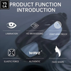 Wave Polycarbonate Lens Anti-Fog Low Volume Silicone Diving Mask Set