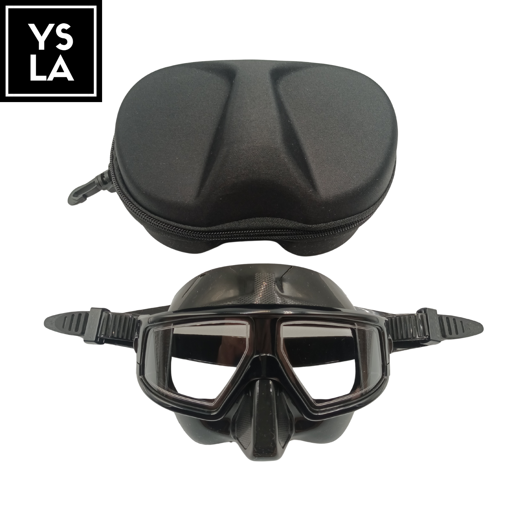 Resin Plastic Lens Low Volume Freedive Mask with Eva Box