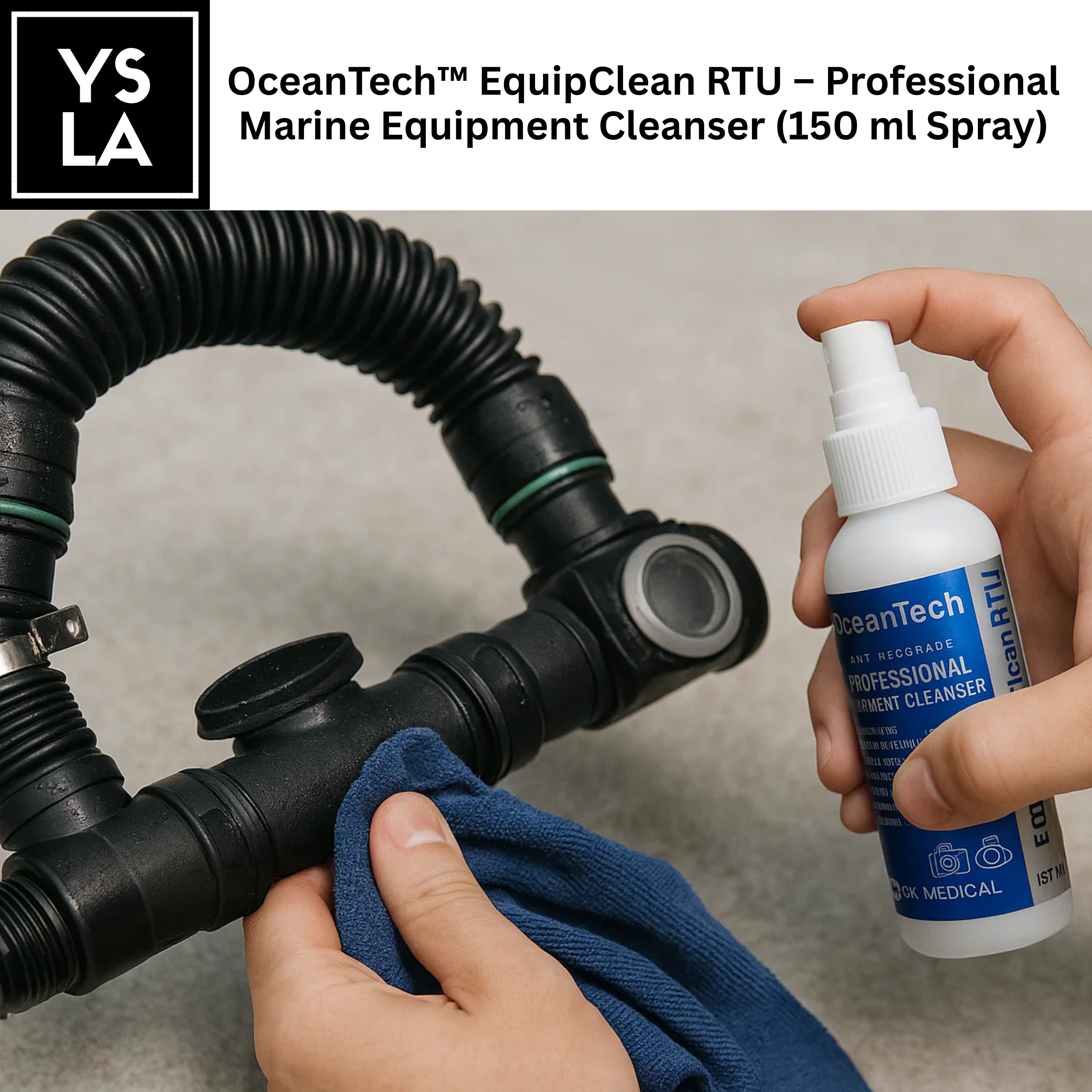 OceanTech™ EquipClean RTU – Professional Marine Equipment Cleanser (150ml Spray)