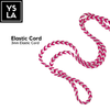 Braided Dual-Color Custom Diving Mask Strap with Gold Ocean Charms
