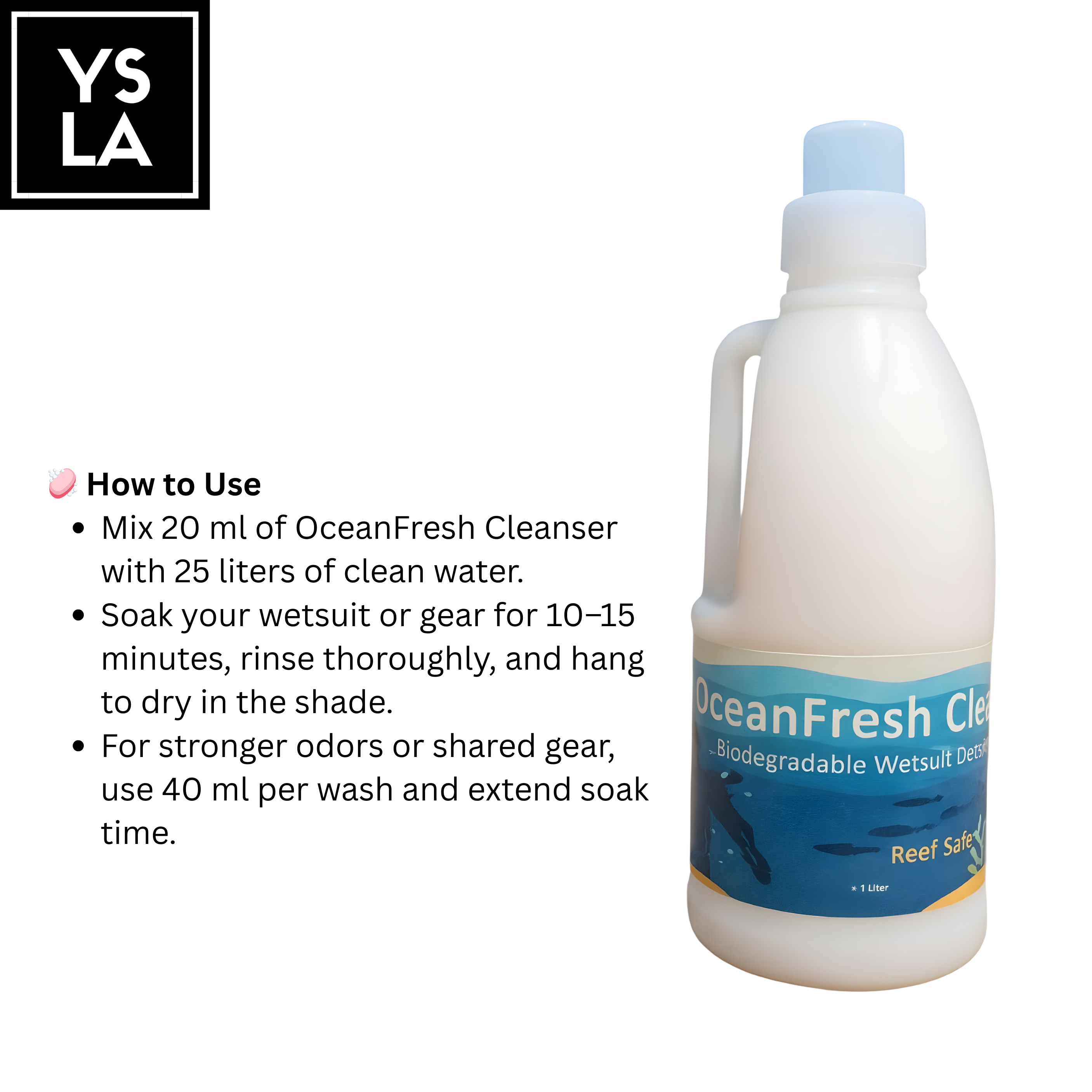 Reef Safe Ocean Fresh Cleanser - Liquid Wetsuit Detergent
