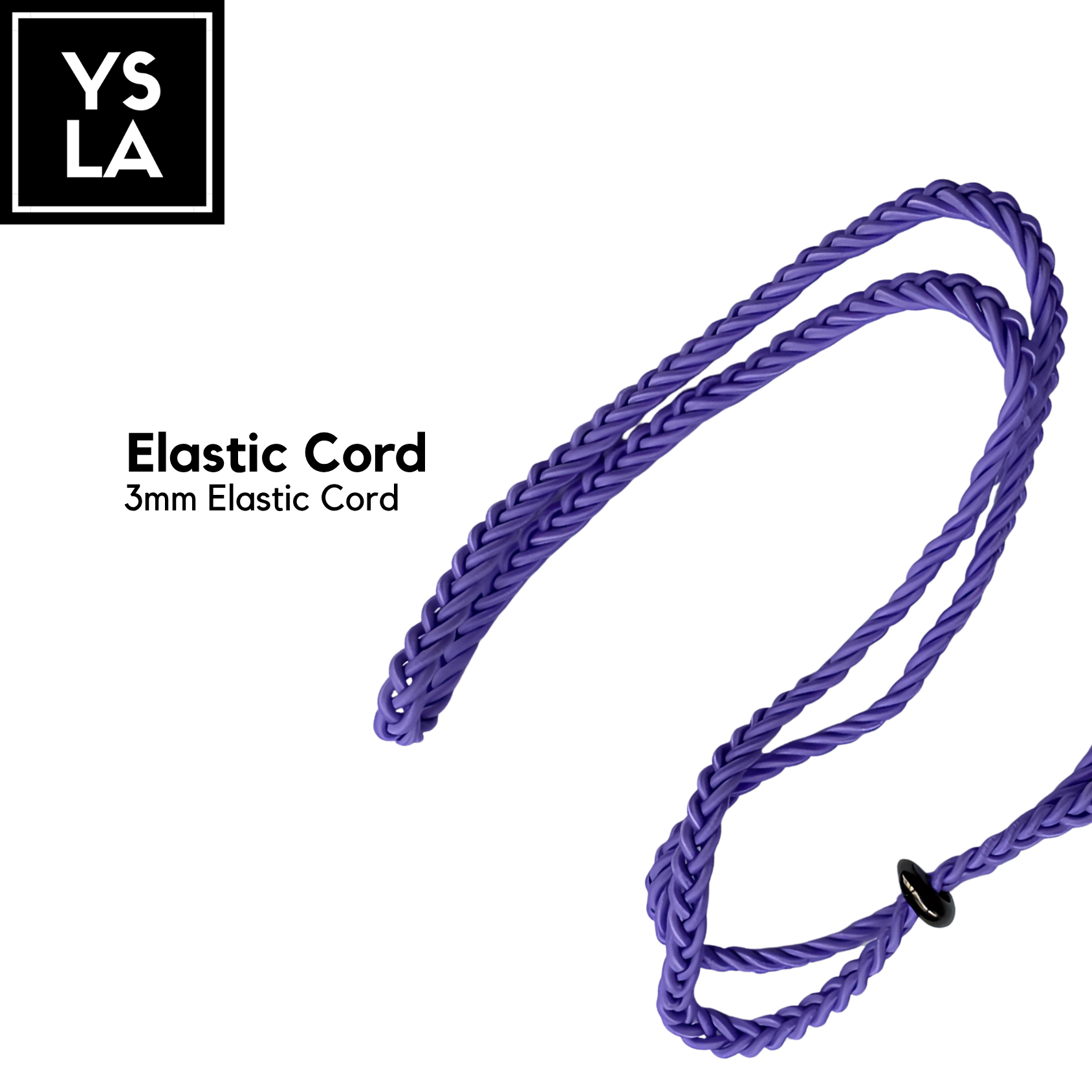 Braided Single-Color Custom Diving Mask Strap with Basic Metallic Stopper