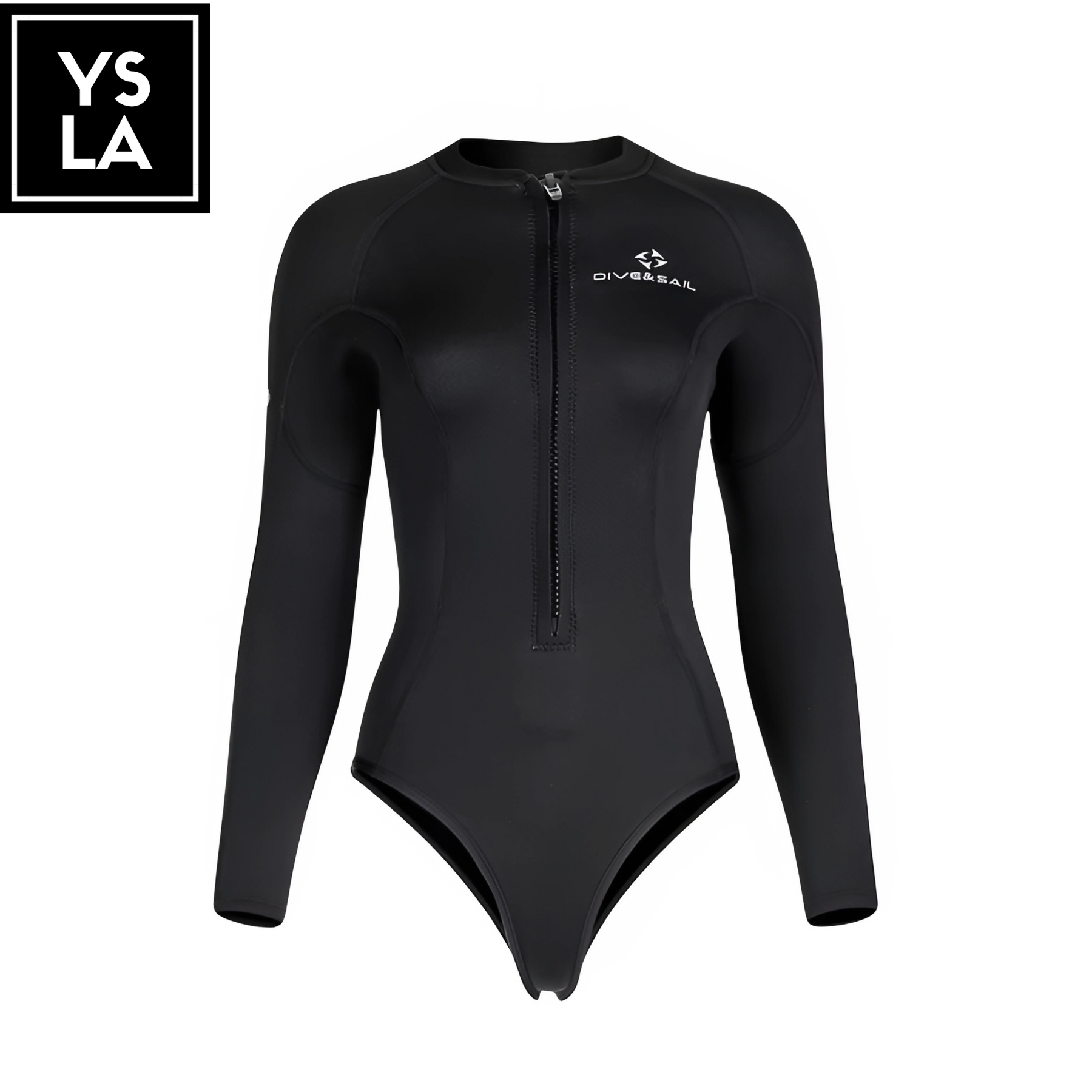 Kaila Dive and Sail 2mm One-piece Front Zipper Thermal Bikini Wetsuit