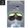 Wave Polycarbonate Lens Anti-Fog Low Volume Silicone Diving Mask Set