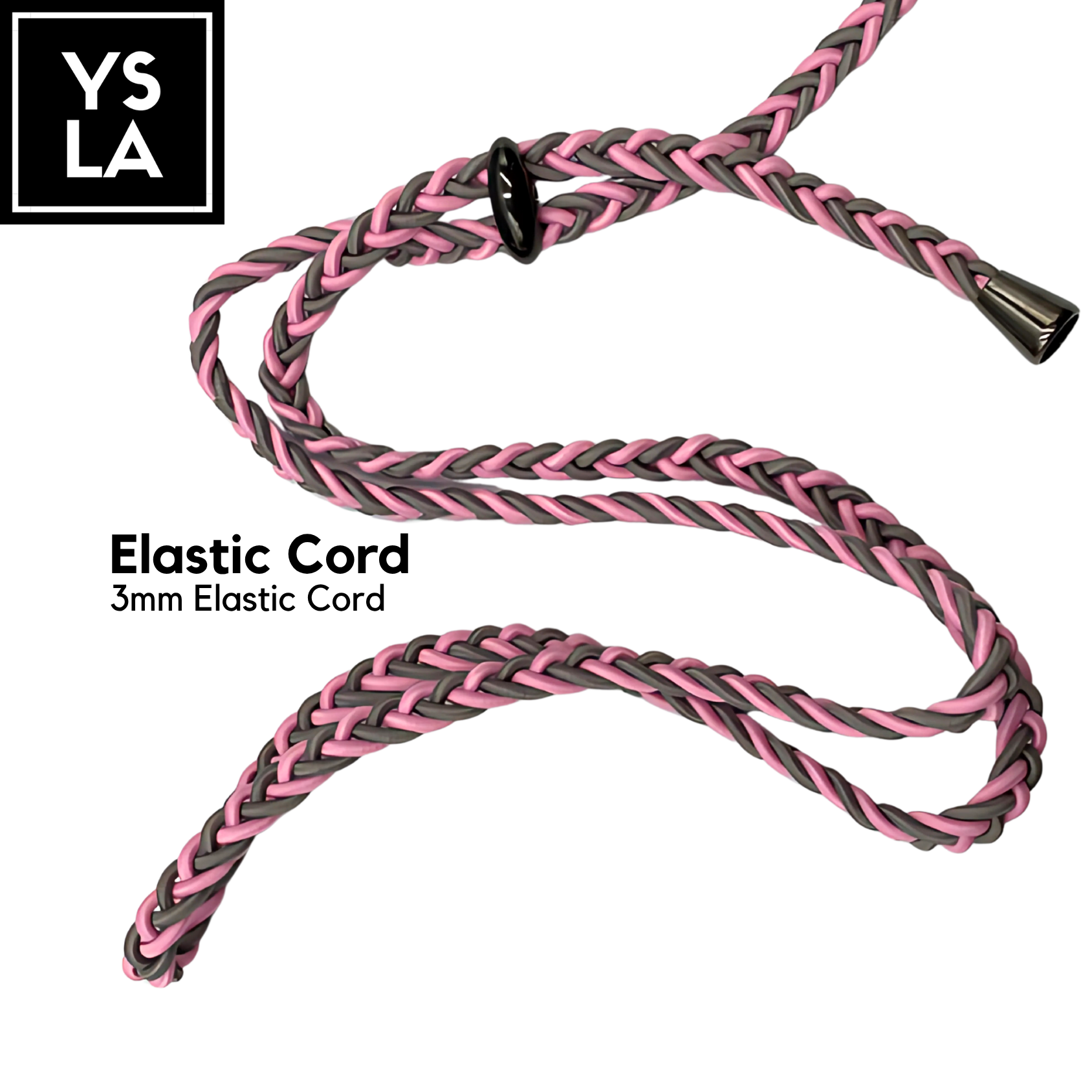 Braided Dual-Color Custom Diving Mask Strap with Basic Metallic Stopper