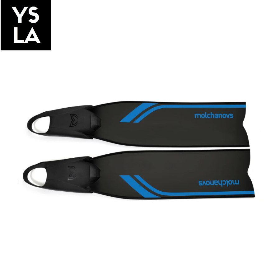 Medium Stiffness Molchanovs Sports Bifins 3 Fiber Glass Long Fins with Foot Pockets