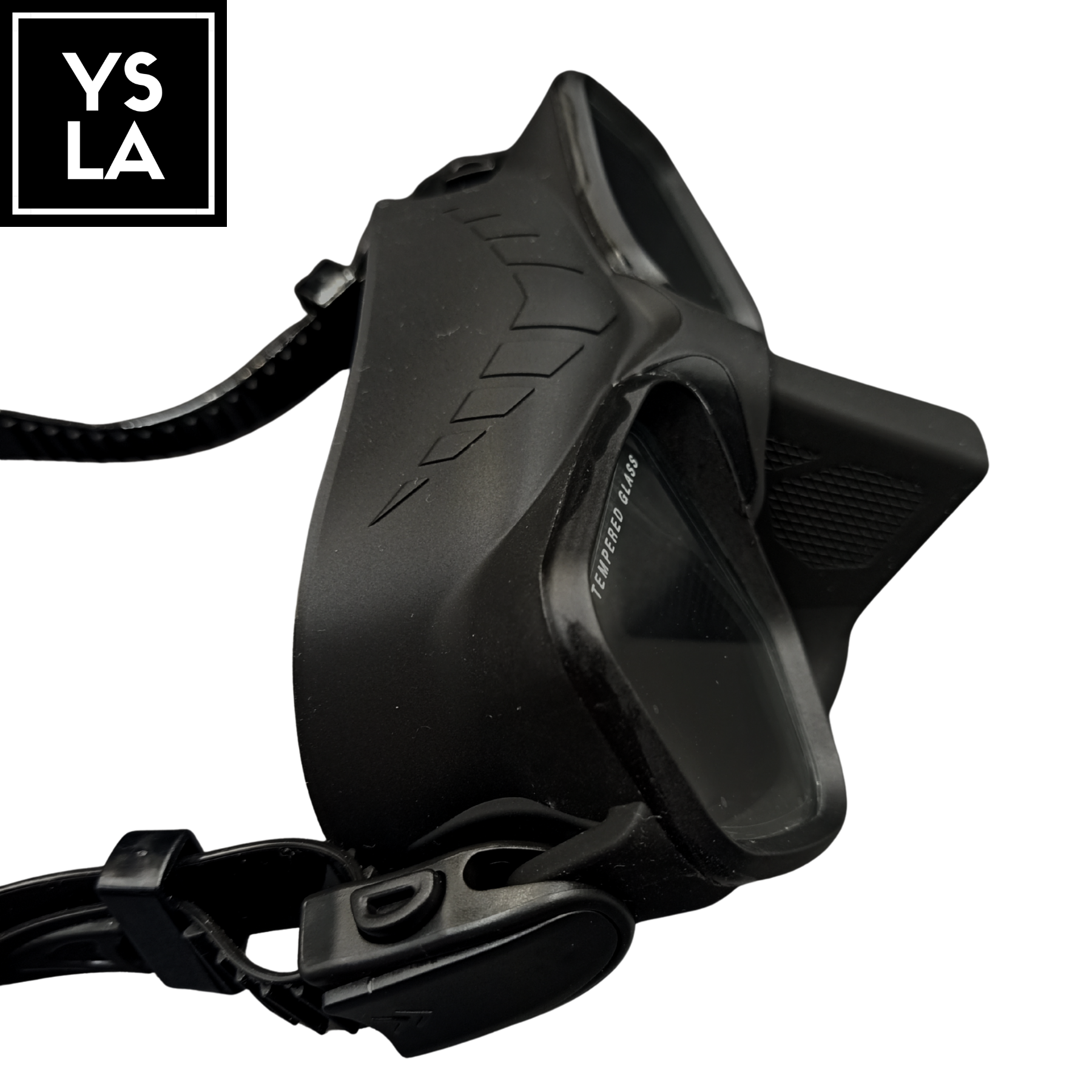Wolf 65cc Ultra Low Volume Mask Tempered Glass Freedive Mask with Eva Box