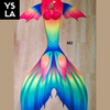 Adult Swimming Beachwear Mermaid Skin Tail with Bra Top