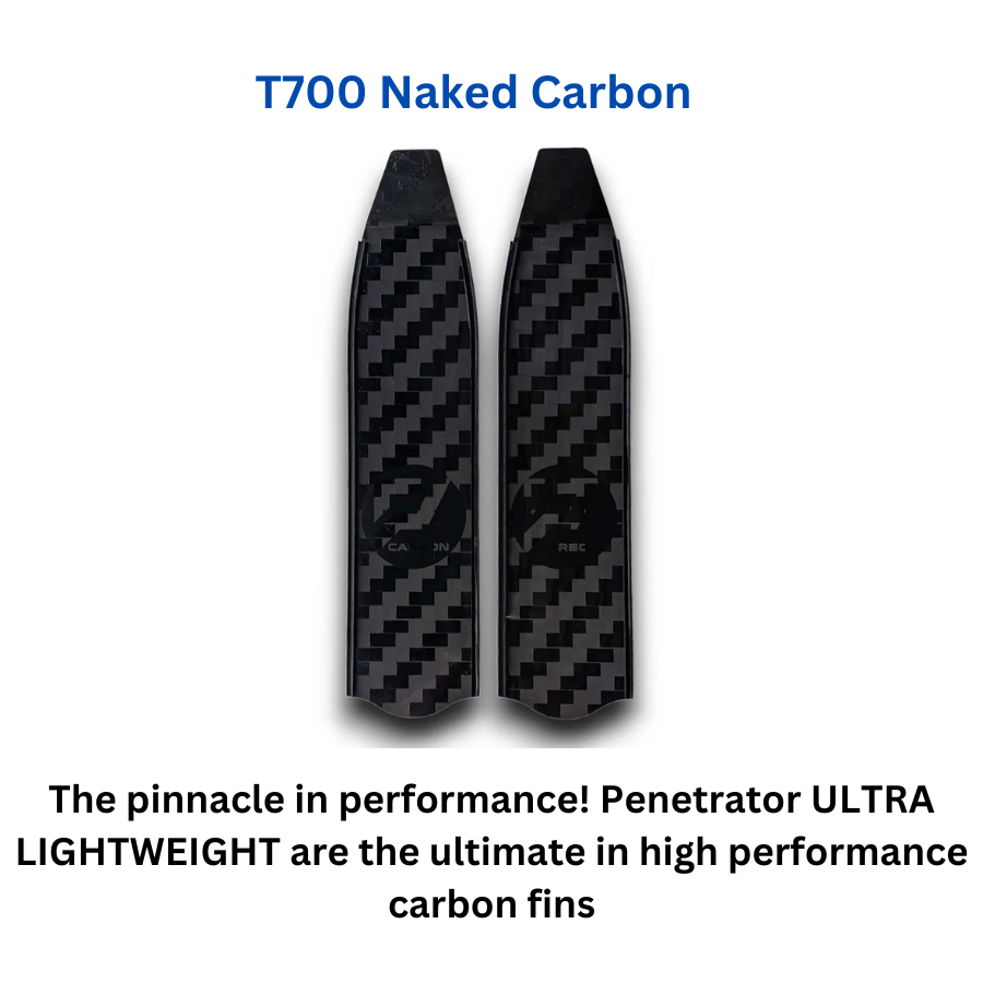 Penetrator T700x Naked Black blade with Forza Foot Pocket