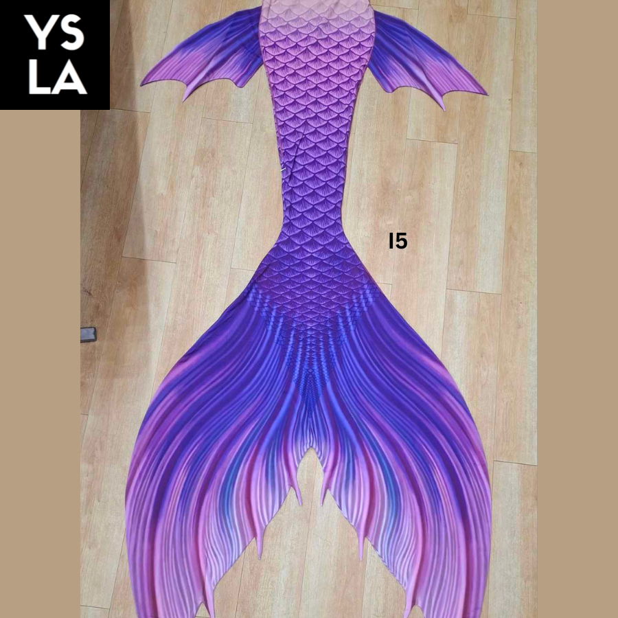 Adult Swimming Beachwear Mermaid Skin Tail with Bra Top