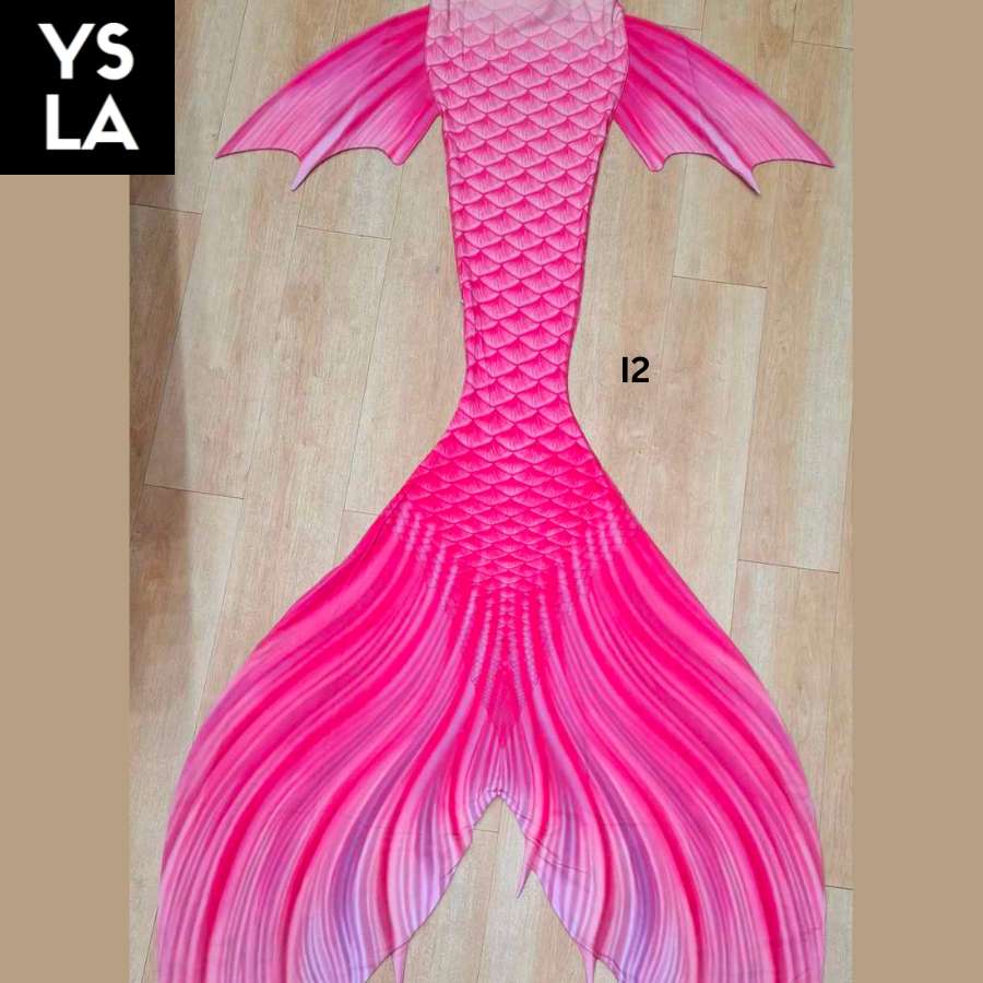 Adult Swimming Beachwear Mermaid Skin Tail with Bra Top