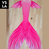 Adult Swimming Beachwear Mermaid Skin Tail with Bra Top