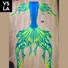 Adult Swimming Beachwear Mermaid Skin Tail with Bra Top