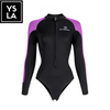 Kaila Dive and Sail 2mm One-piece Front Zipper Thermal Bikini Wetsuit