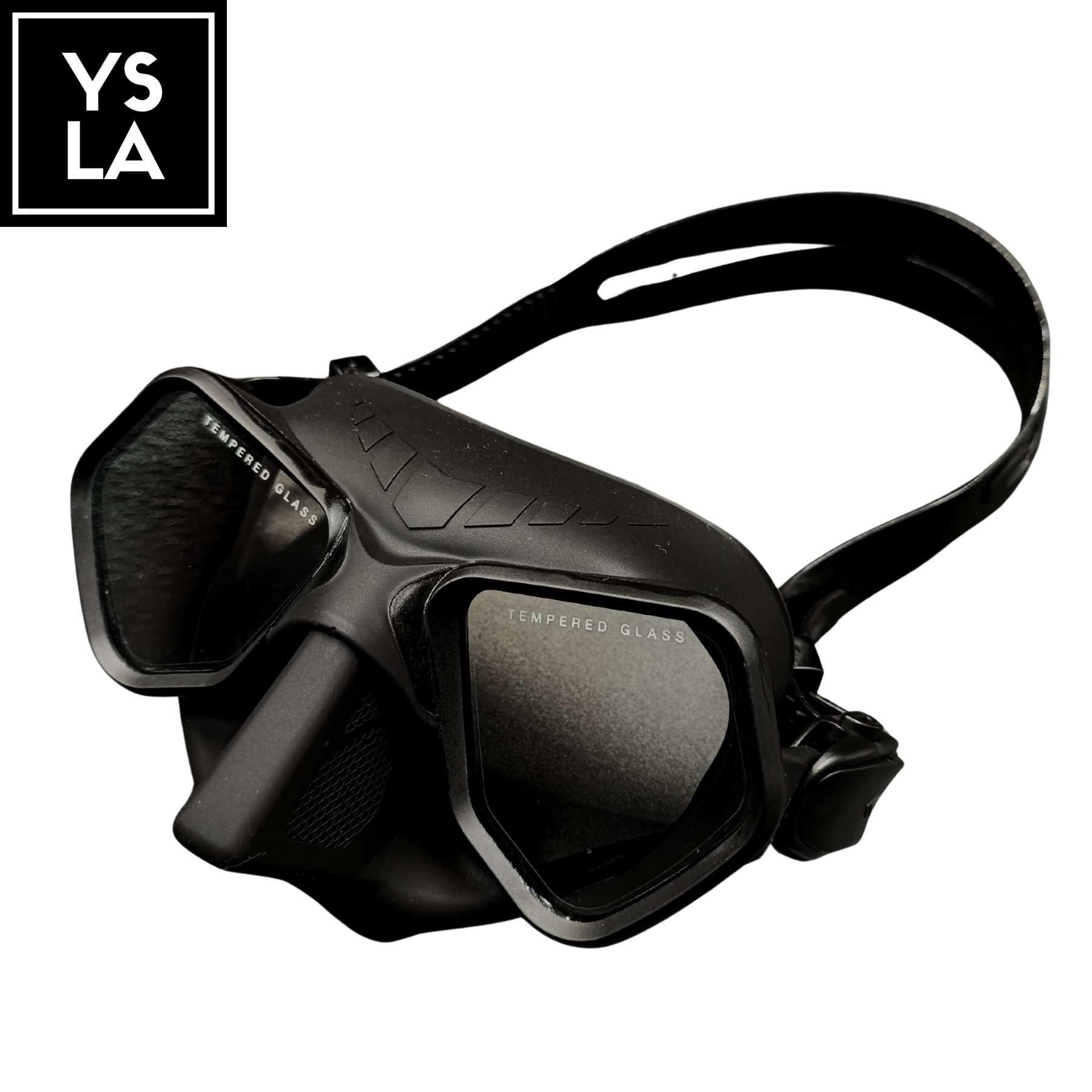 Wolf 65cc Ultra Low Volume Mask Tempered Glass Freedive Mask Set