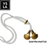 Braided Single-Color Custom Diving Mask Strap with Gold Ocean Charms
