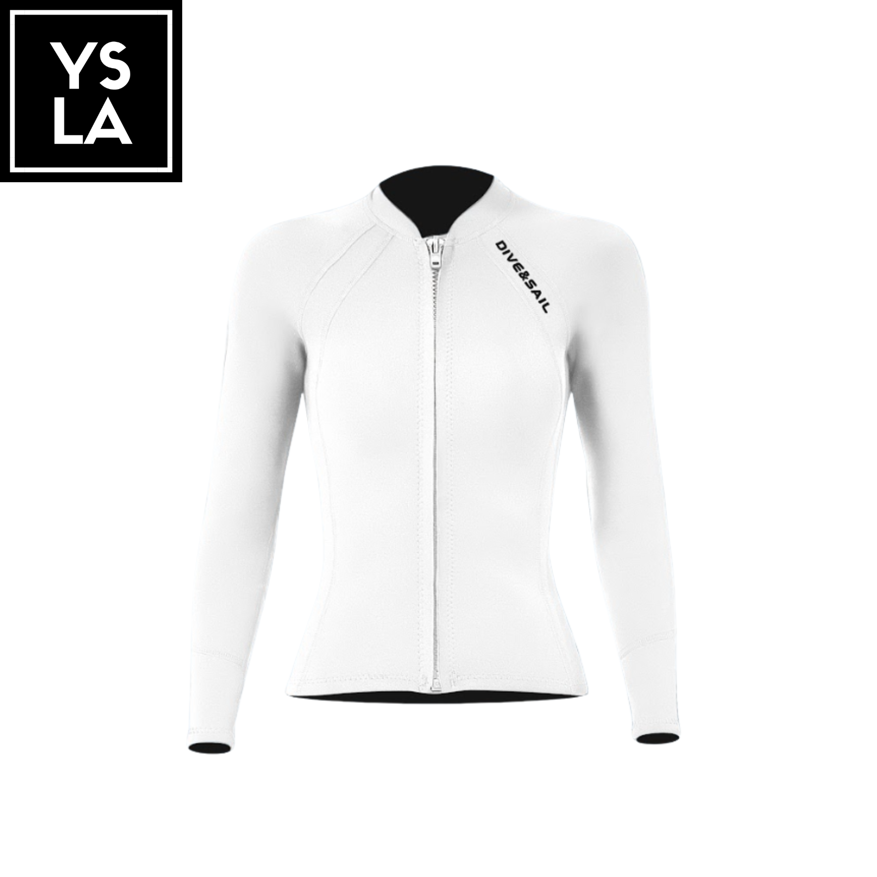 Sky White 2mm Neoprene Wetsuit Top and Bottom