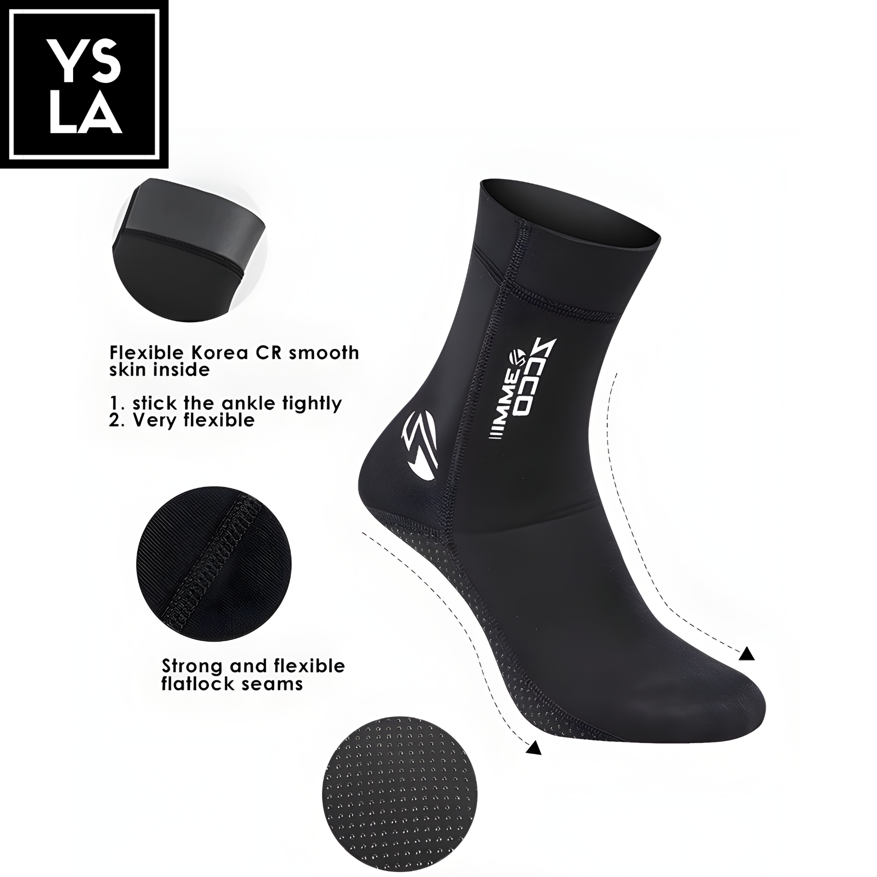 3mm Ysla Dapper Quick Dry Freediving Socks