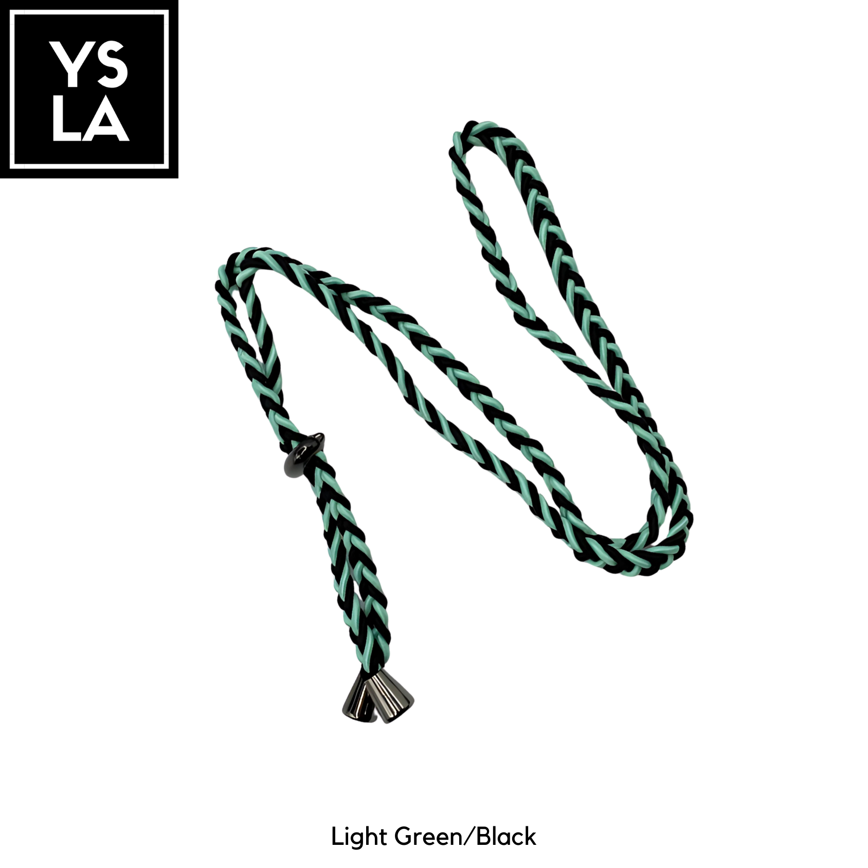 Braided Dual-Color Custom Diving Mask Strap with Basic Metallic Stopper