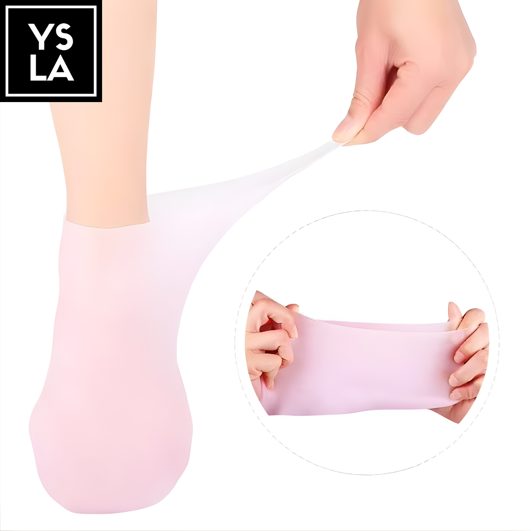 Mermaid Silicone Socks for Exfoliating & Preventing Cracking
