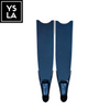 Ysla Leaderfins Fiberglass 80cm Long Freedive Fins Soft Stiffness with Black Foot pocket