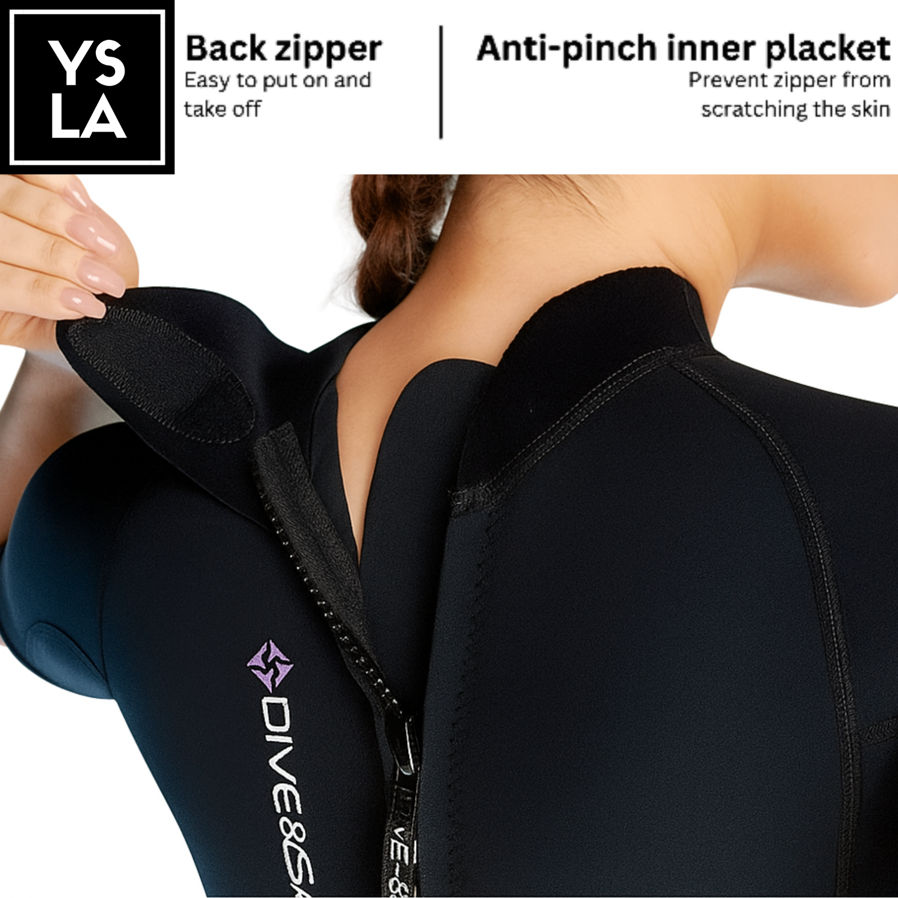 For Her Bare 1.5mm Full Wetsuit in Short sleeves and short pants for Female Women