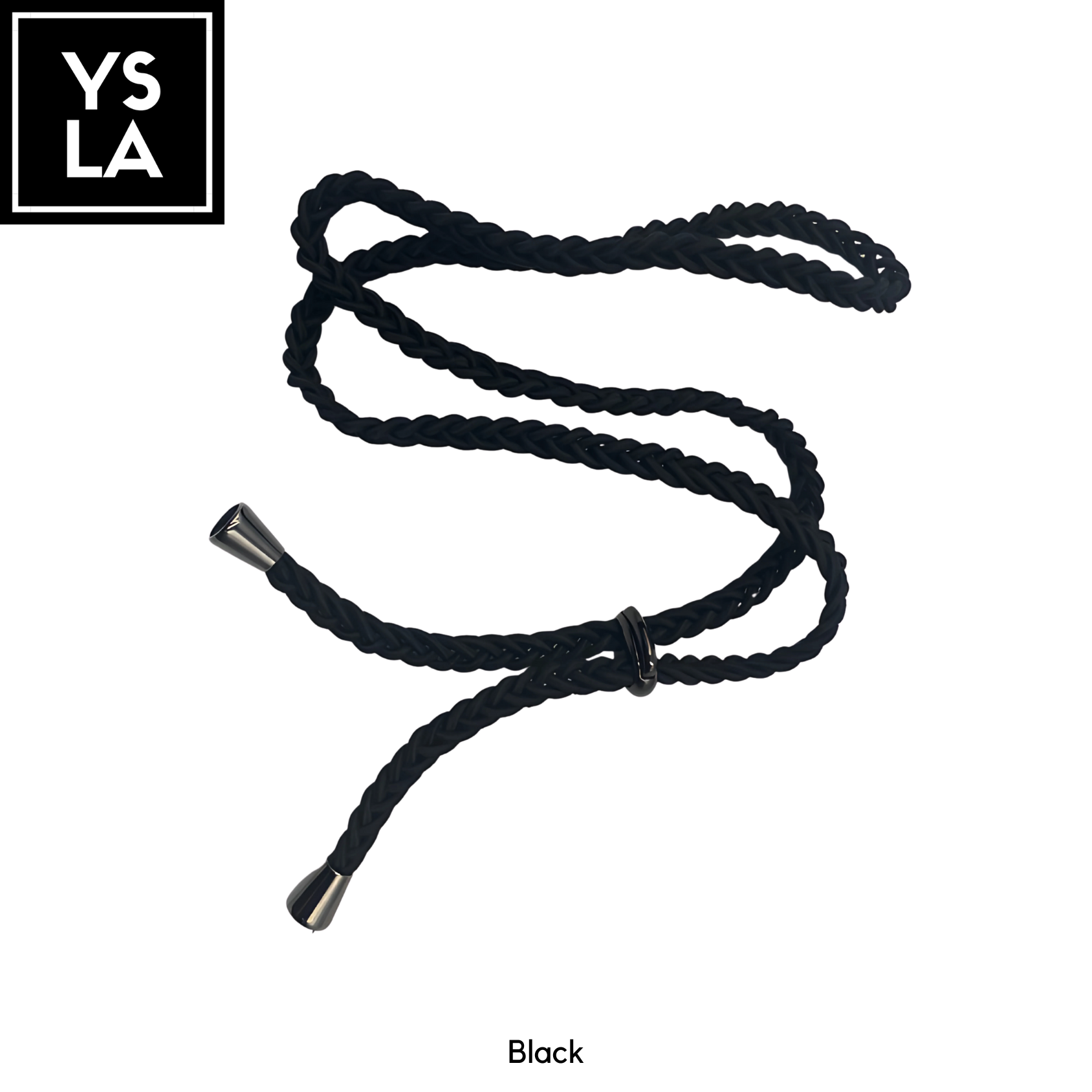 Braided Single-Color Custom Diving Mask Strap with Basic Metallic Stopper