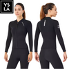 Lark Neoprene Wetsuit Top Front Zipper 2mm Long Sleeve Freedive