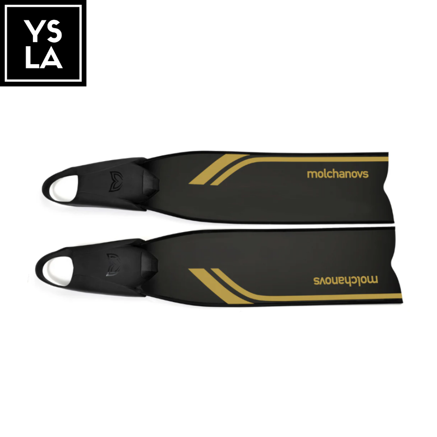 Molchanovs Sports Bifins 3 Fiberglass long Fins with Foot Pocket