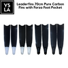 Leaderfins 70cm Carbon Fiber Fins with Forza Foot Pocket