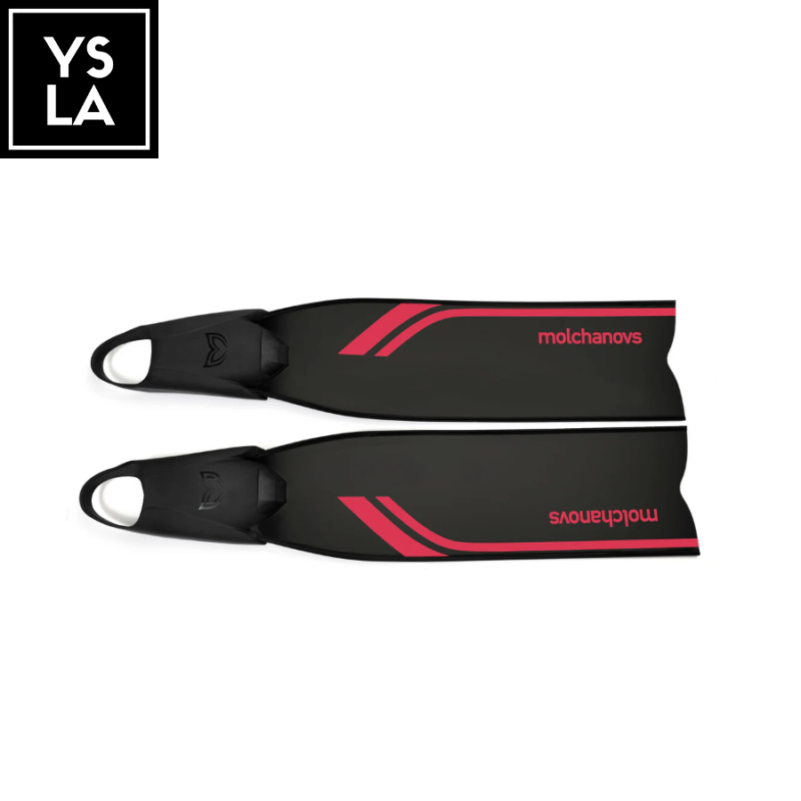 Molchanovs Sports Bifins 3 Fiberglass long Fins with Foot Pocket