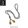 Braided Dual-Color Custom Diving Mask Strap with Gold Ocean Charms