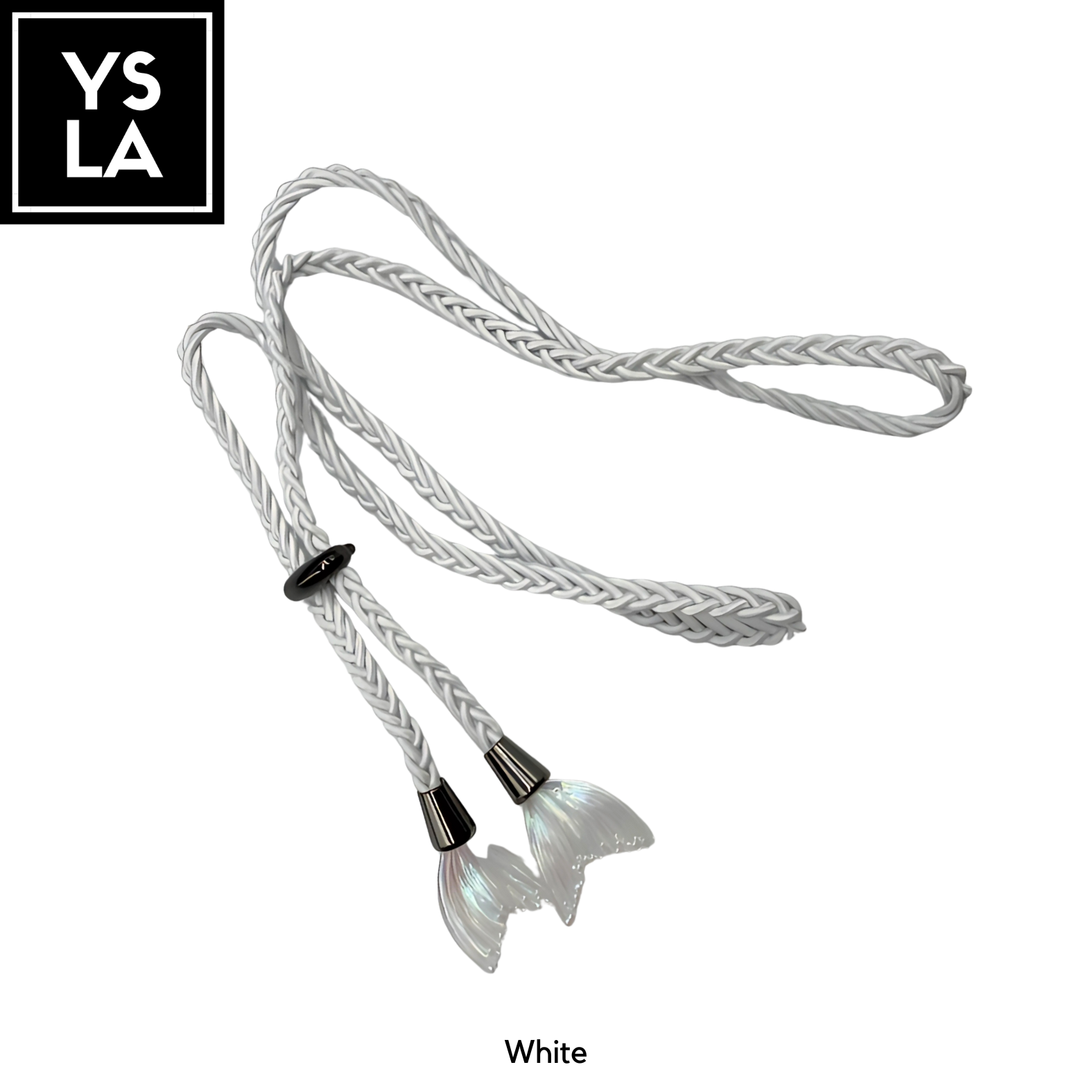 Braided Single-Color Custom Diving Mask Strap with Mermaid Tail