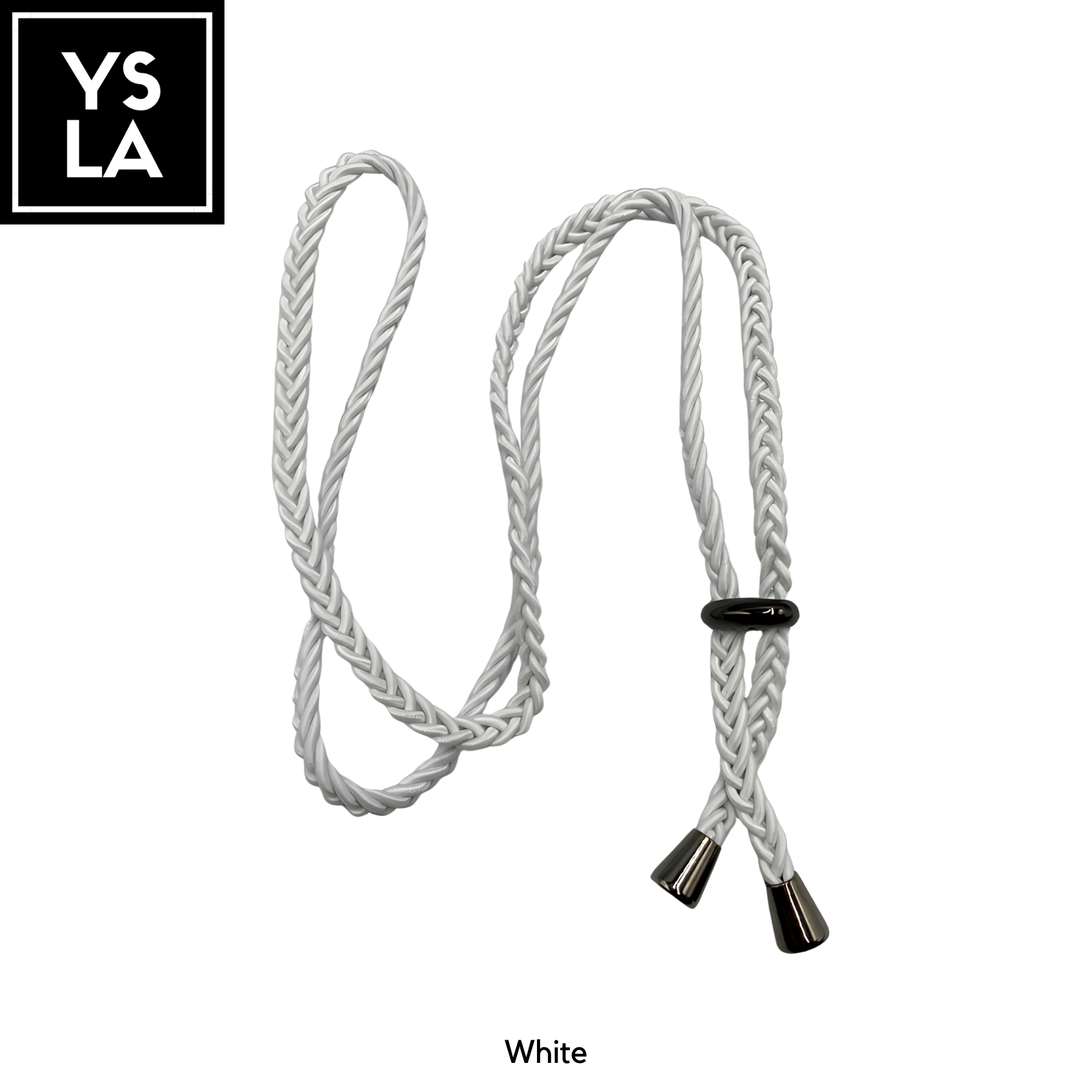 Braided Single-Color Custom Diving Mask Strap with Basic Metallic Stopper