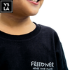 Ysla Never Dive Alone Freediver T-Shirt Kids Shirt