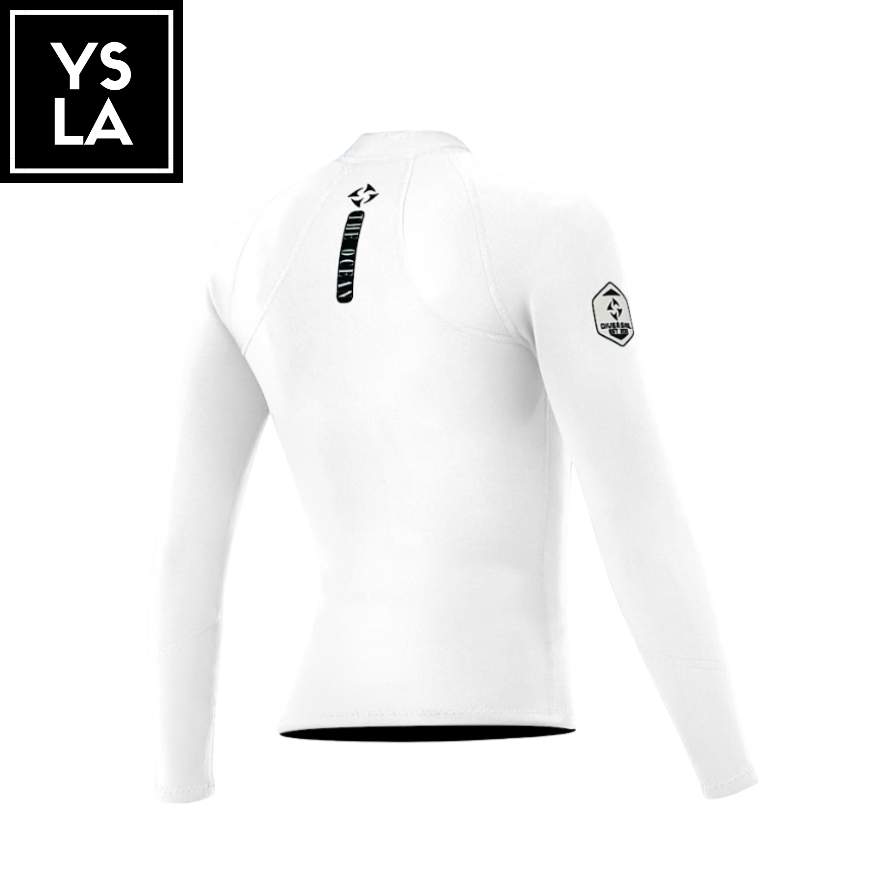 Sky White 2mm Neoprene Wetsuit Top and Bottom