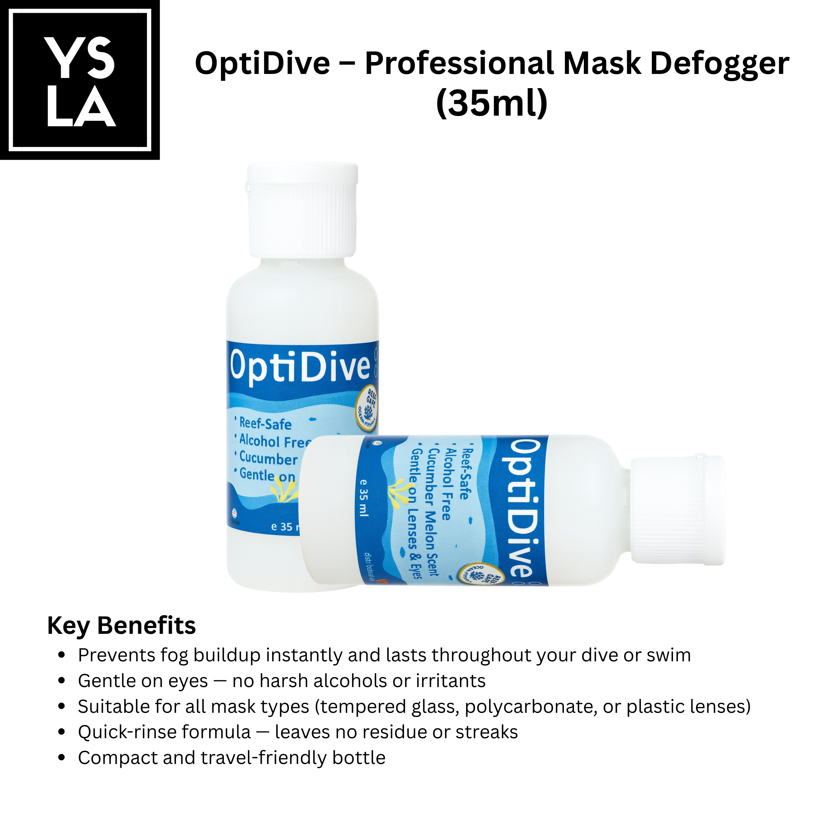 OptiDive – Professional Mask Defogger (35ml)