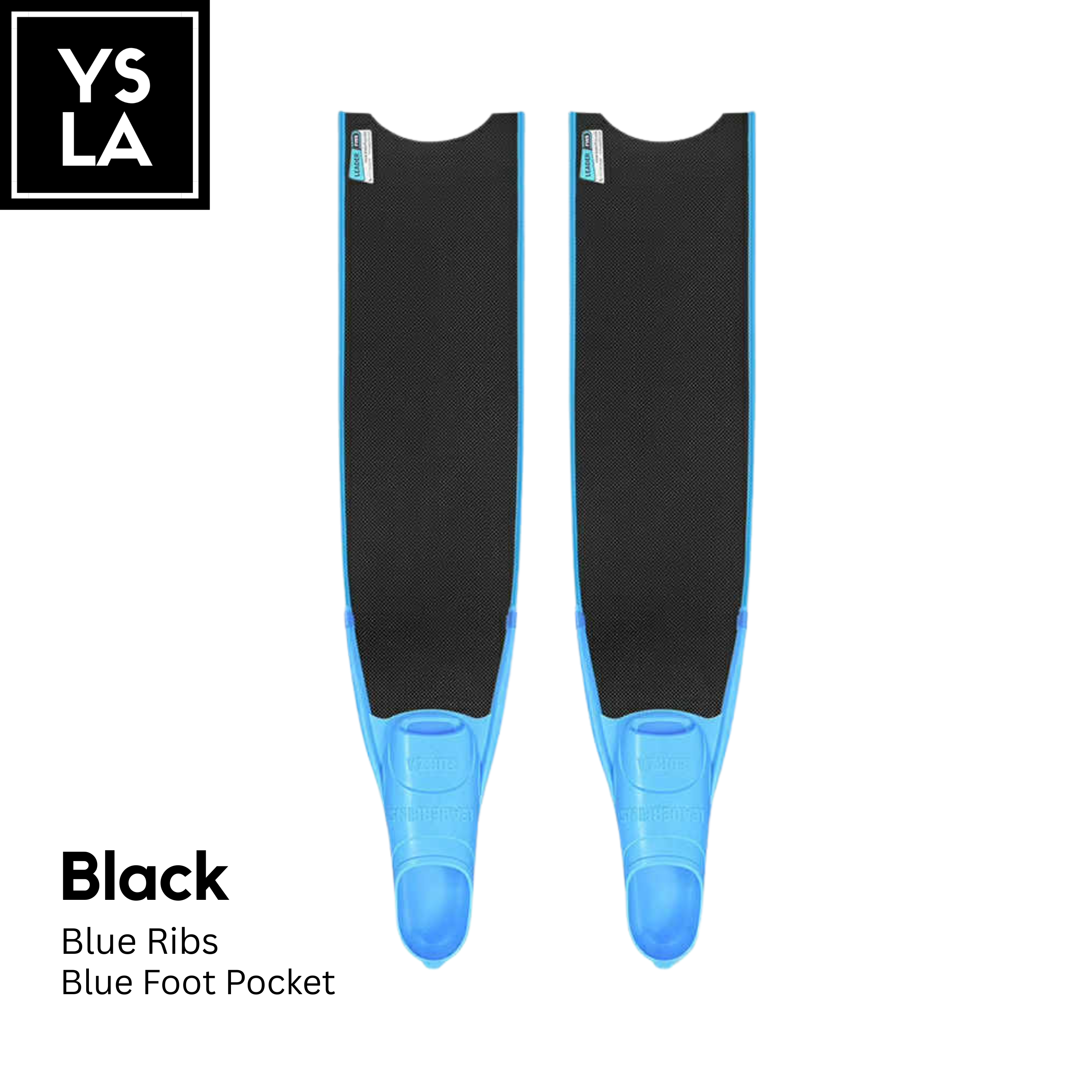Leaderfins Pure Carbon Long Fins with Long Span Foot Pocket