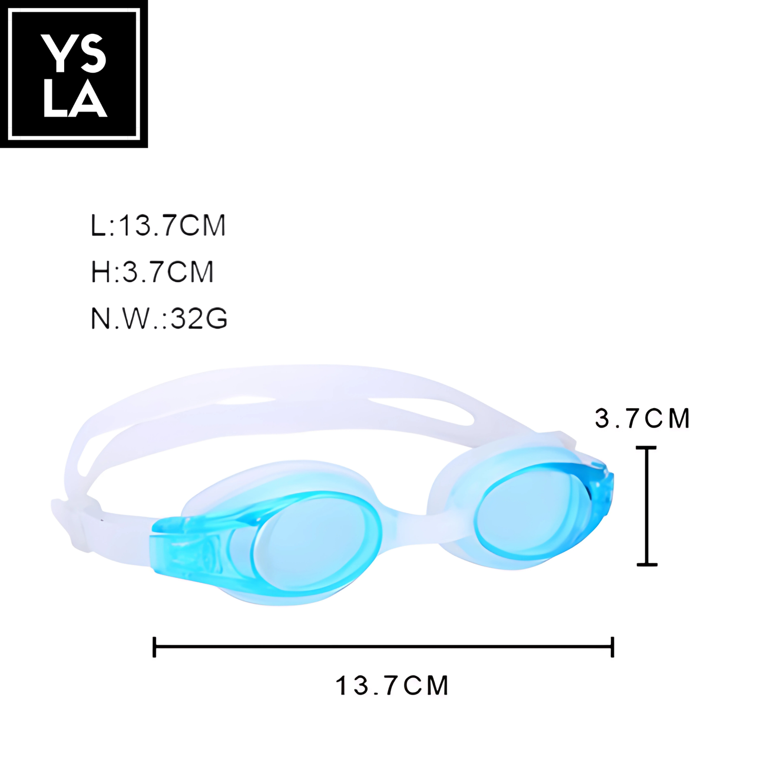 Bluzzle Colorful Kids Goggles Mask Snorkeling for Swimming