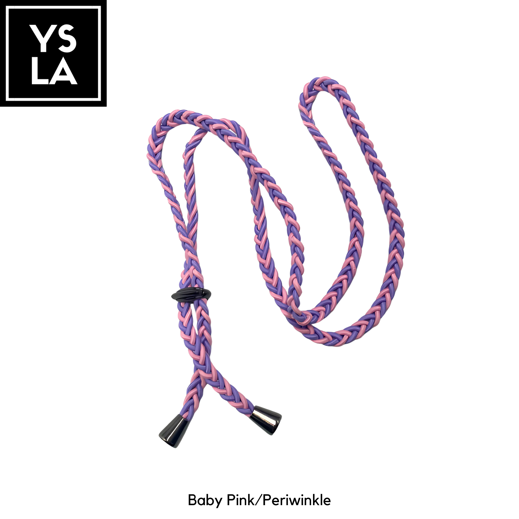 Braided Dual-Color Custom Diving Mask Strap with Basic Metallic Stopper