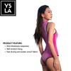 Trudive Seaglam 2mm Pink Bling Sleeveless Front-Zip Wetsuit