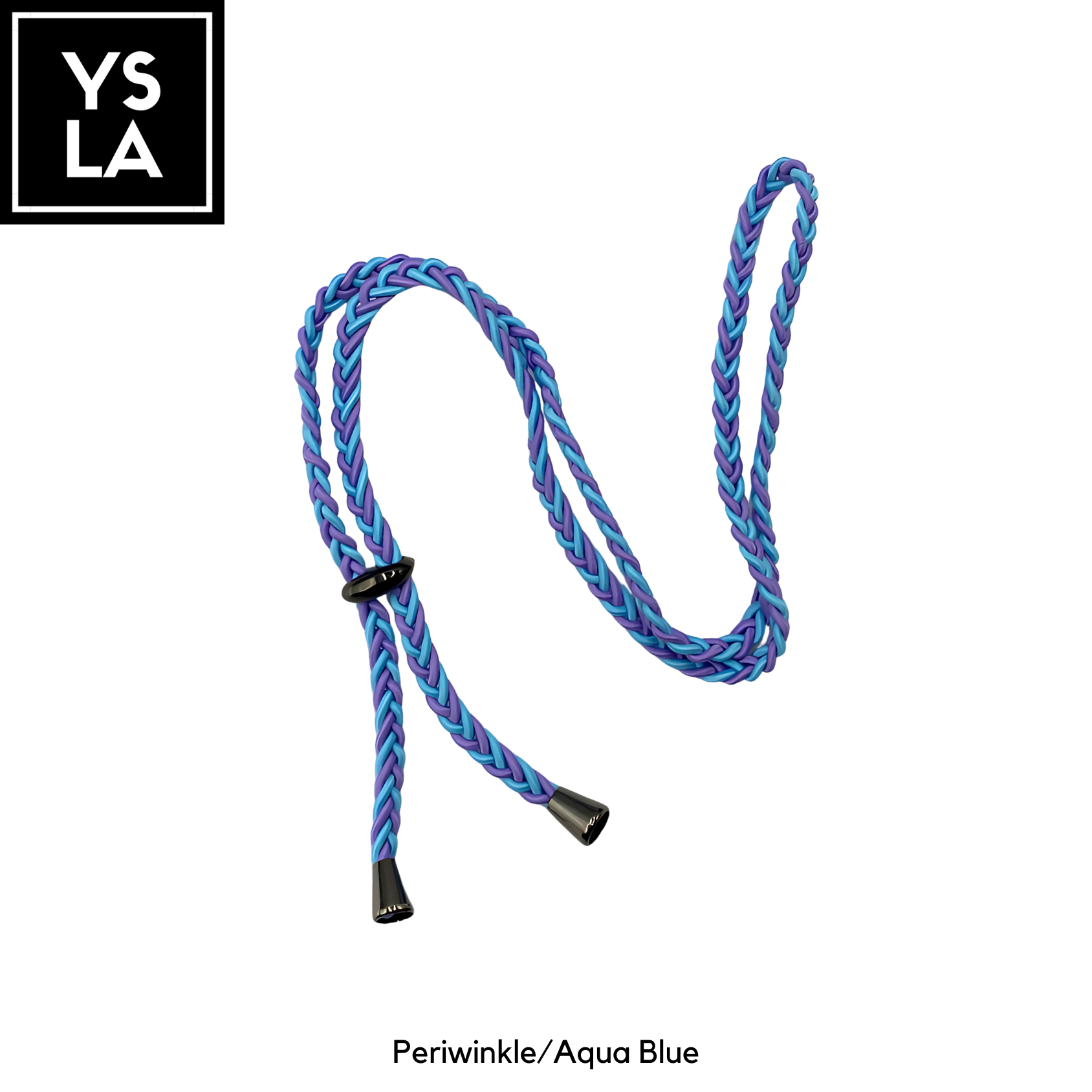 Braided Dual-Color Custom Diving Mask Strap with Basic Metallic Stopper