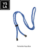 Braided Dual-Color Custom Diving Mask Strap with Basic Metallic Stopper
