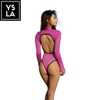 Trudive 2mm Pink Bling Shimmerwave Backless Wetsuit